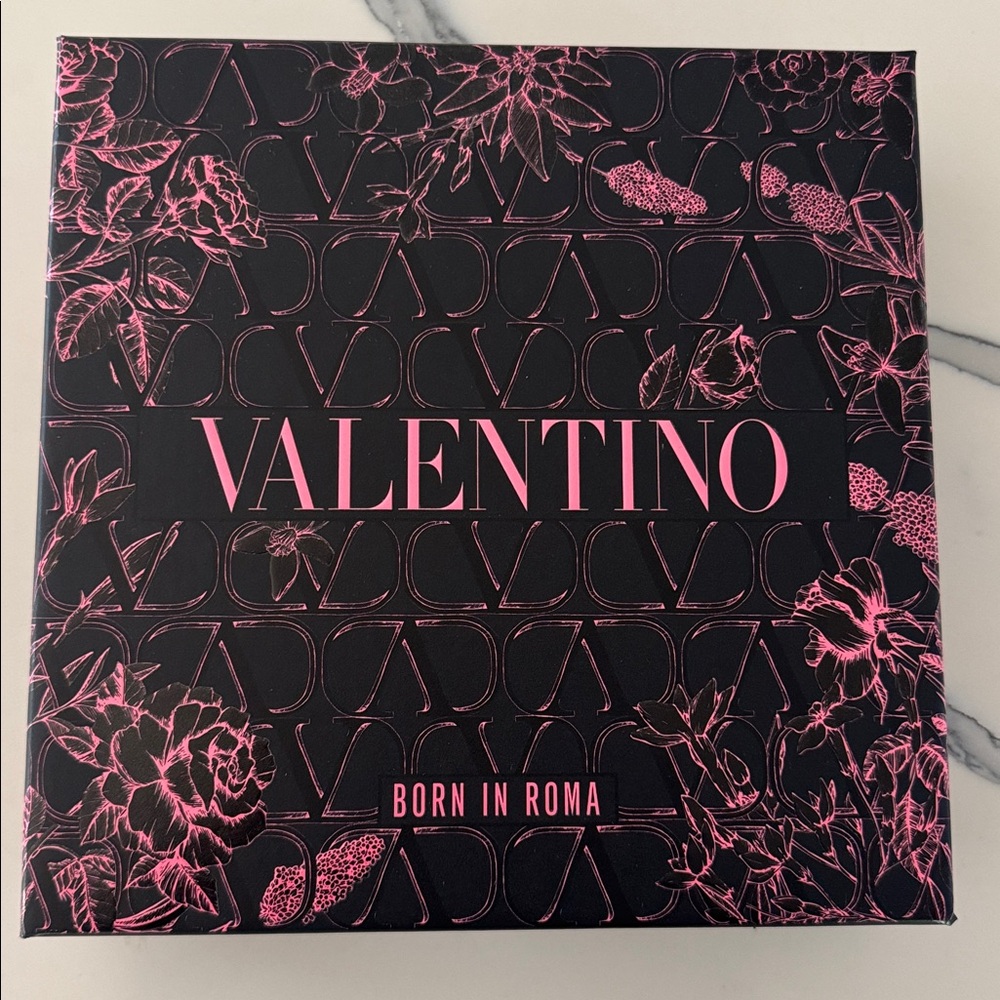 Valentino Pink Floral on Black Box
